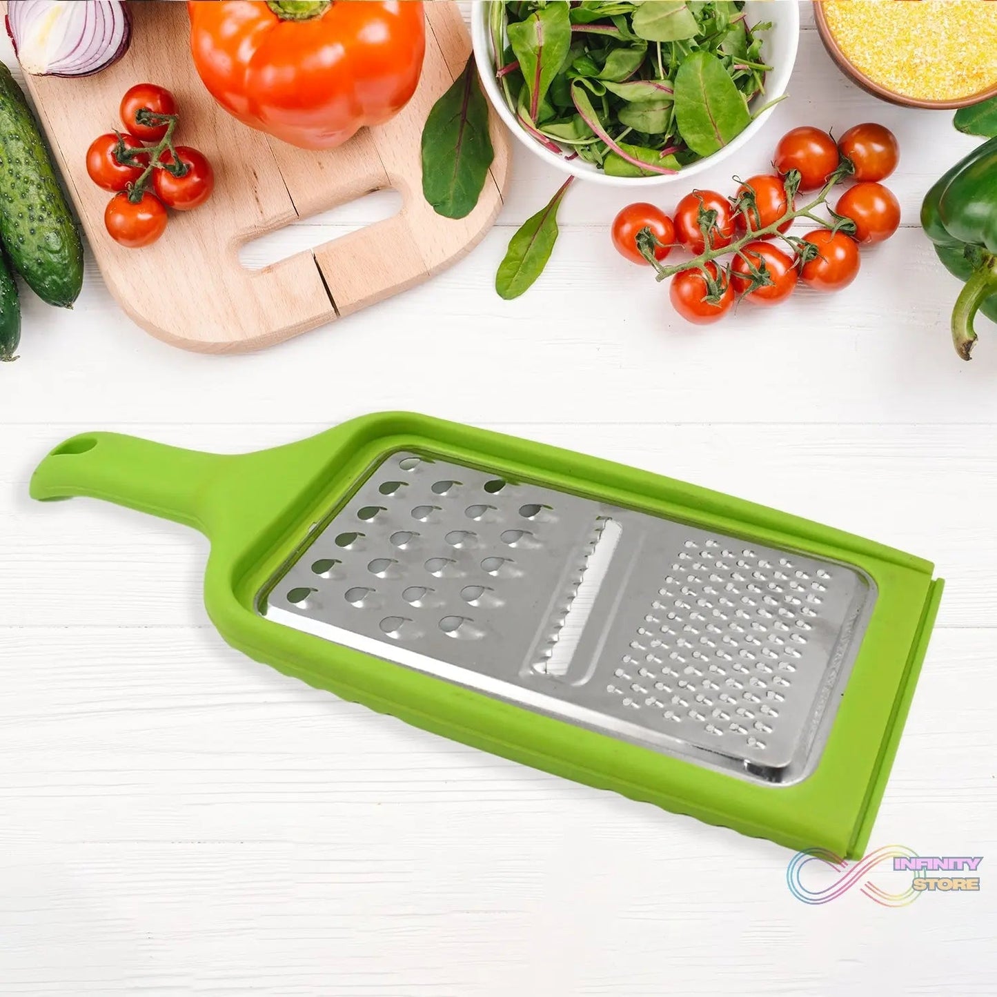Stainless Steel Cheese Grater 3in1 Multifunctional (1 Pc / Mix Color) - infinityexculsivestore.com