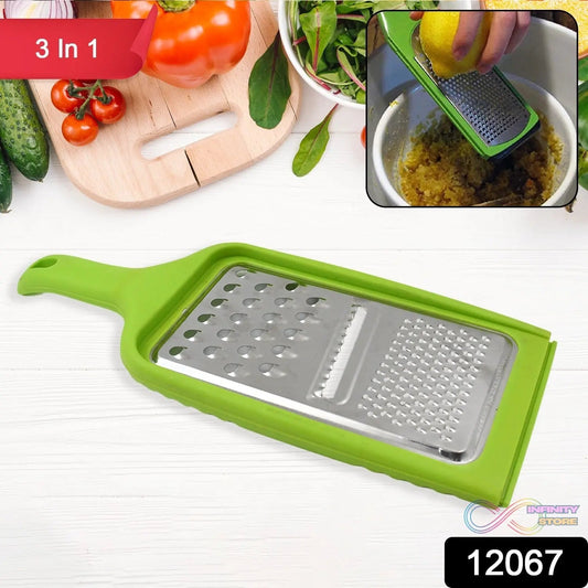 Stainless Steel Cheese Grater 3in1 Multifunctional (1 Pc / Mix Color) - infinityexculsivestore.com
