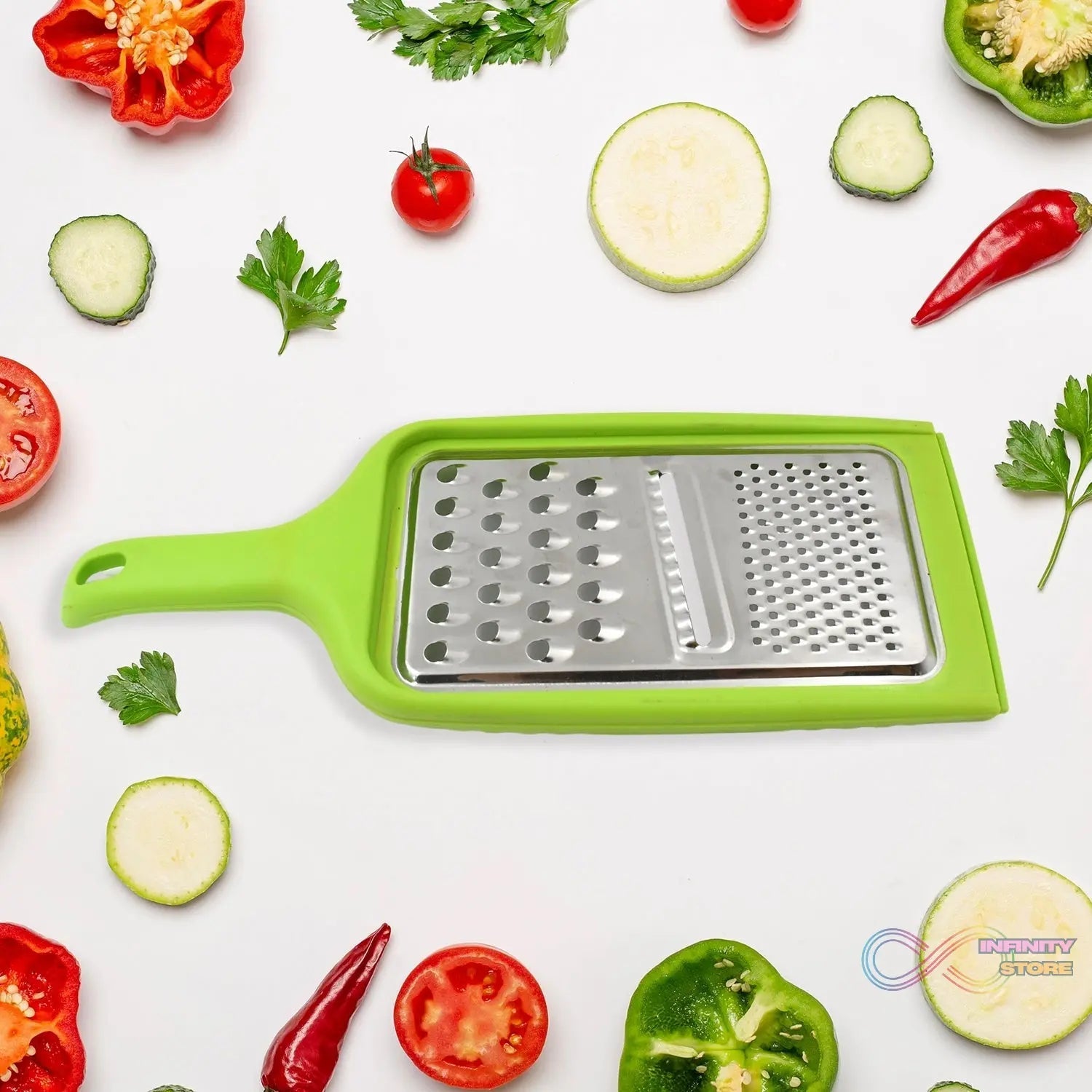 Stainless Steel Cheese Grater 3in1 Multifunctional (1 Pc / Mix Color) - infinityexculsivestore.com