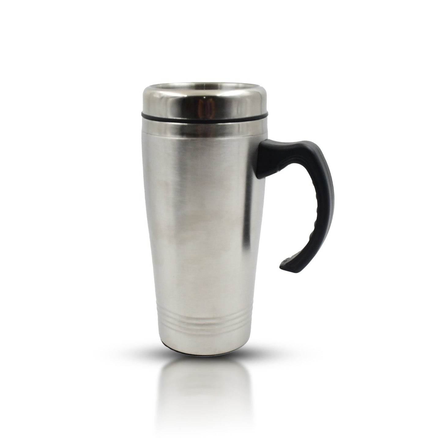 Stainless Steel Coffee Mug (1 Pc / With lid & Handle) - infinityexculsivestore.com