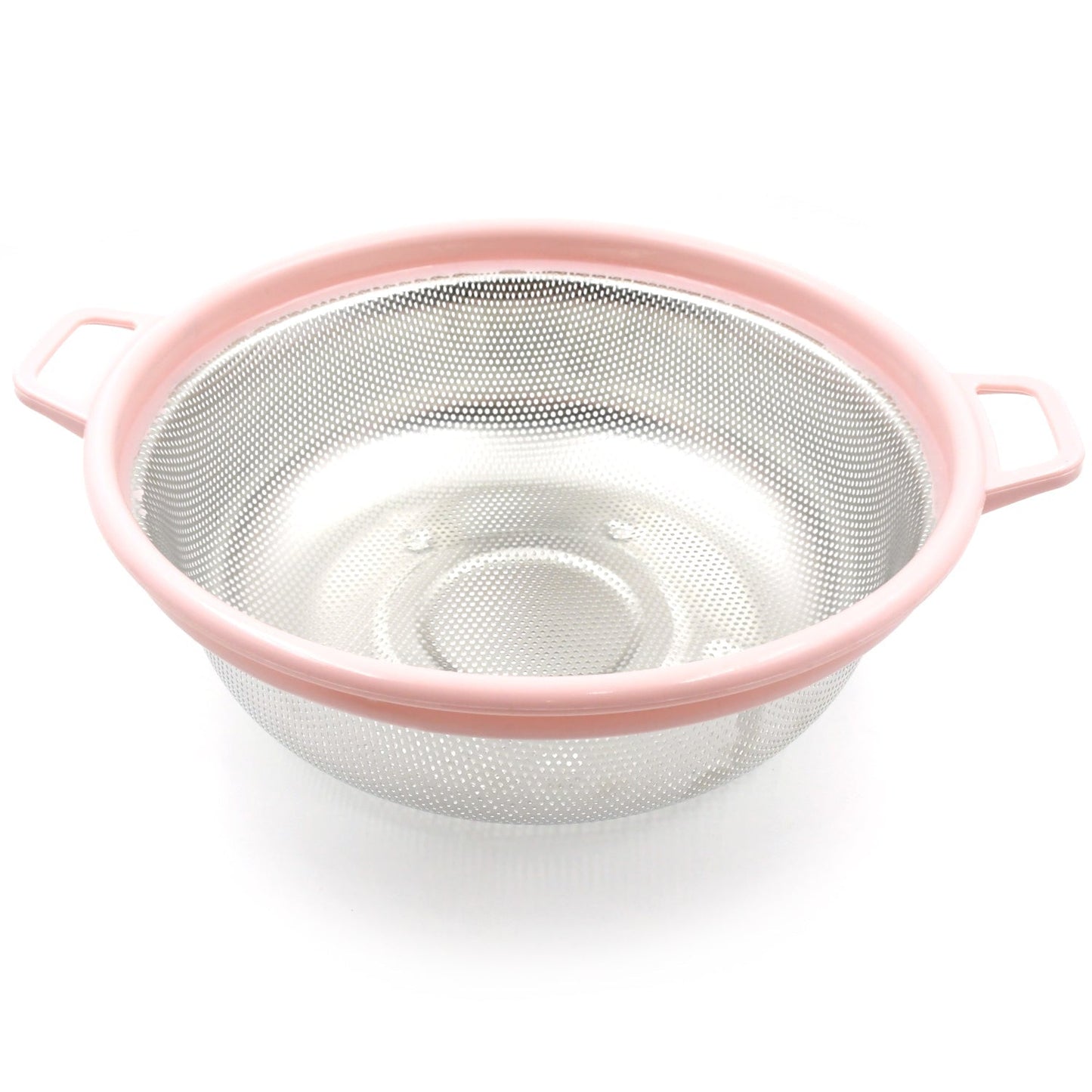 Stainless Steel Colander with Handle - Large Metal Mesh Basket Strainer (1 pc) - infinityexculsivestore.com
