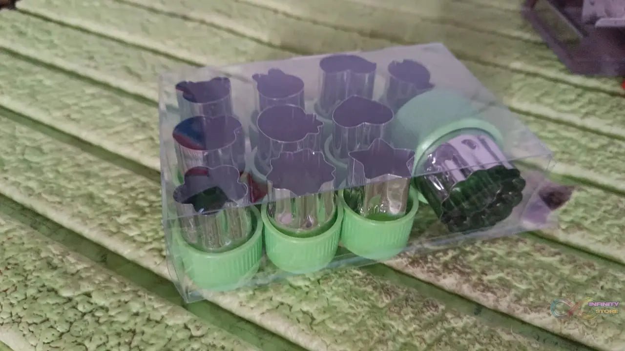 Stainless Steel Cookie Cutter Shapes Set, Baking Cooking Food Decoration (12 Pcs Set) - infinityexculsivestore.com