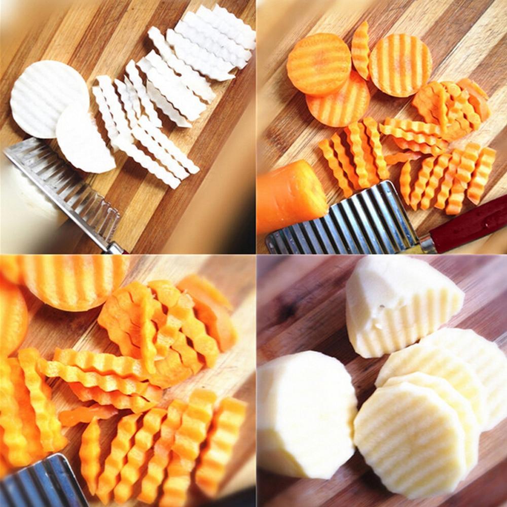 Stainless Steel Crinkle Cutter Knife for Salad and Vegetables - infinityexculsivestore.com