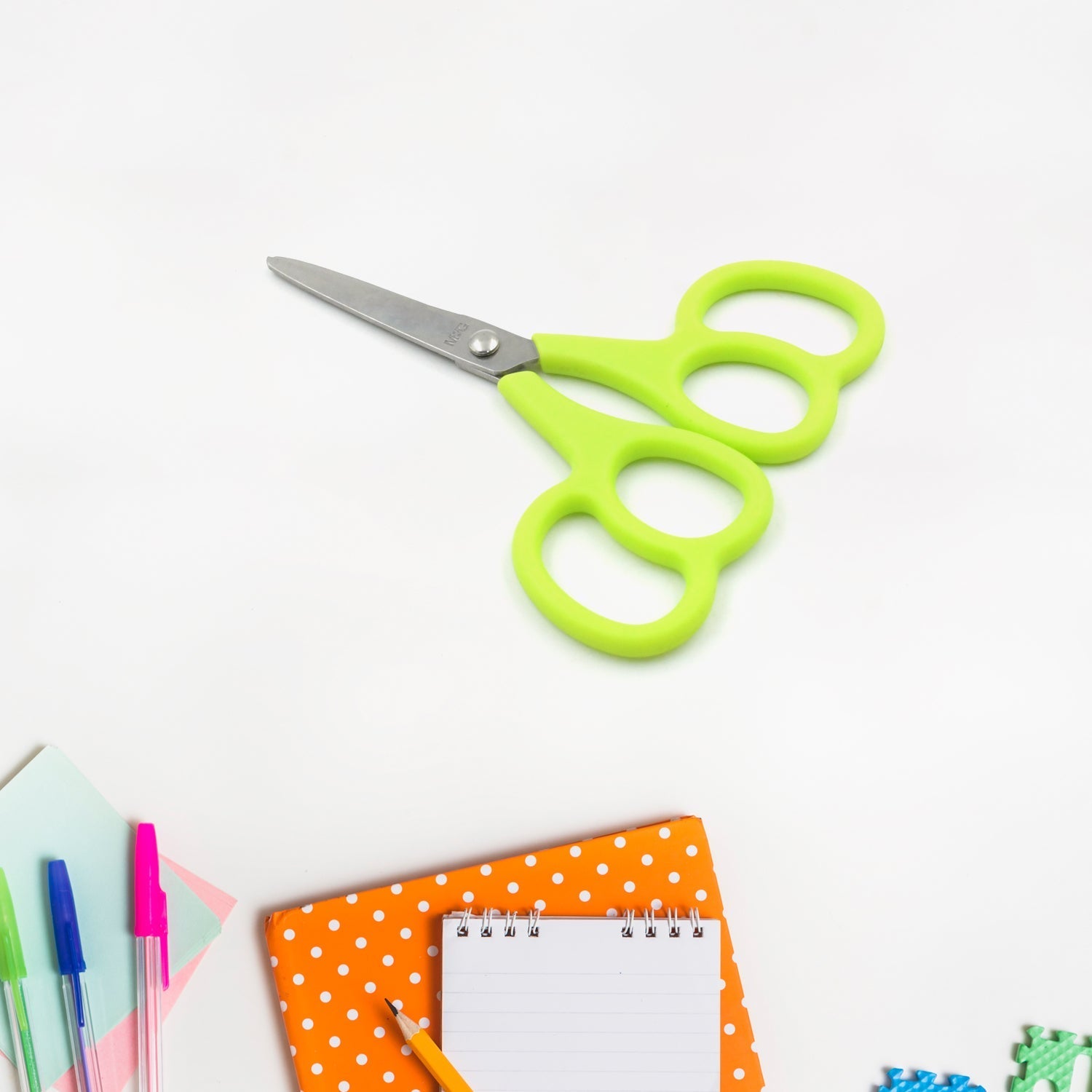 Stainless Steel Double Grip Scissors (1 Pc): Comfort Grip Handle, Multipurpose - infinityexculsivestore.com