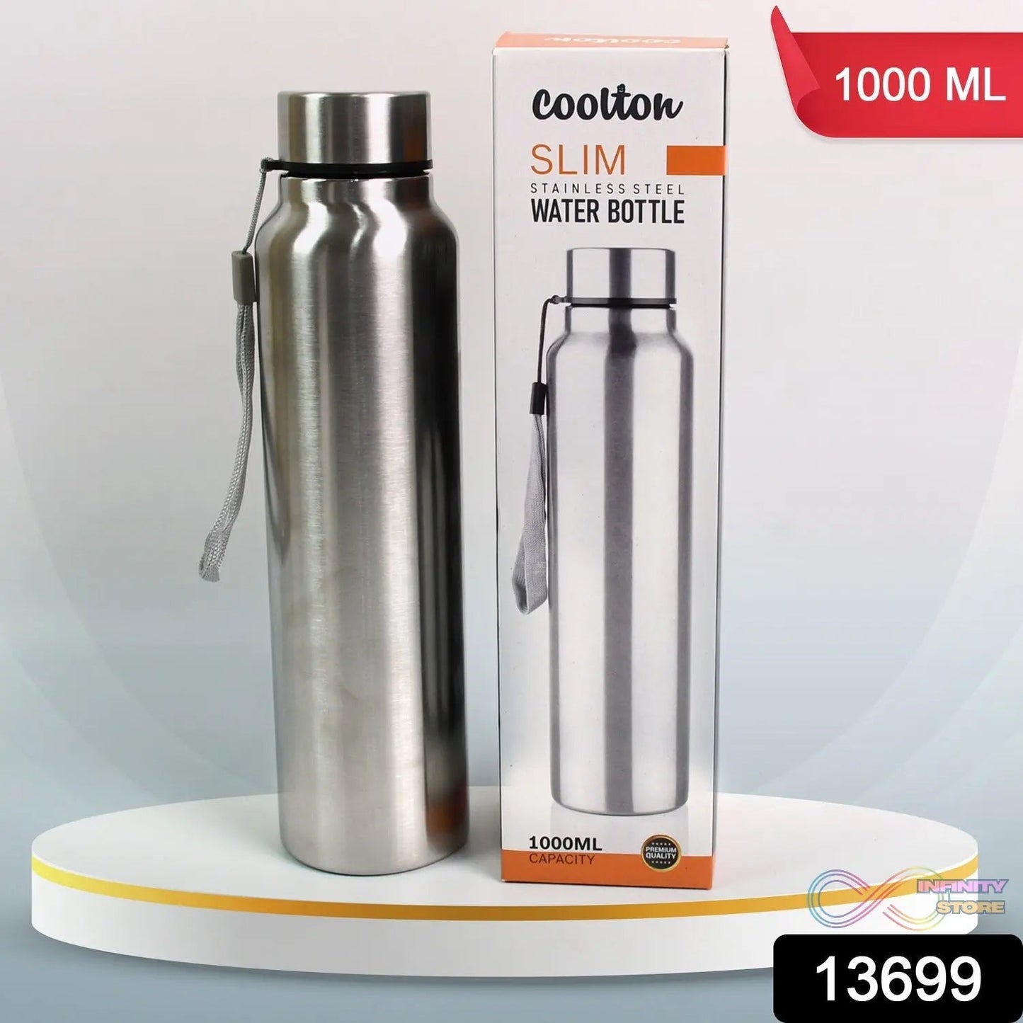 Stainless Steel Double Wall Vacuum - Insulated Drink Water Bottle (1000 ML) - infinityexculsivestore.com