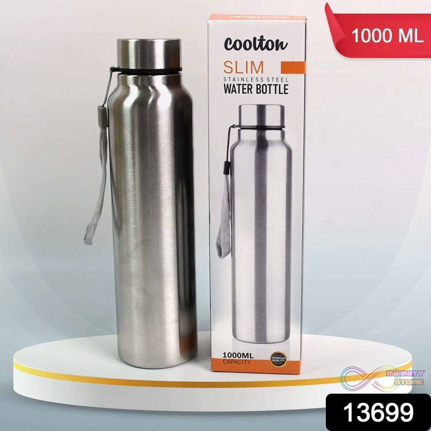 Stainless Steel Double Wall Vacuum - Insulated Drink Water Bottle (1000 ML) - infinityexculsivestore.com