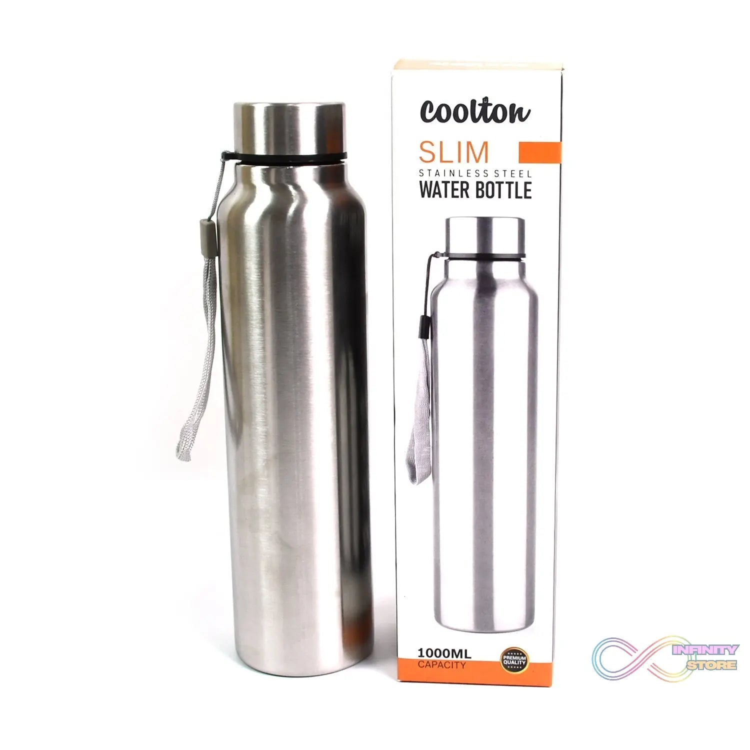 Stainless Steel Double Wall Vacuum - Insulated Drink Water Bottle (1000 ML) - infinityexculsivestore.com