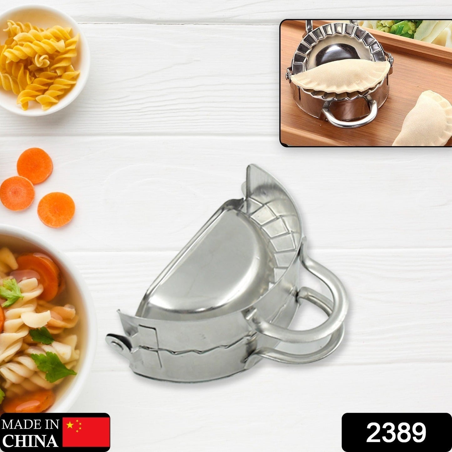 Stainless Steel Dumpling Maker: Easy & Reliable Dumplings Every Time (1 Pc) - infinityexculsivestore.com