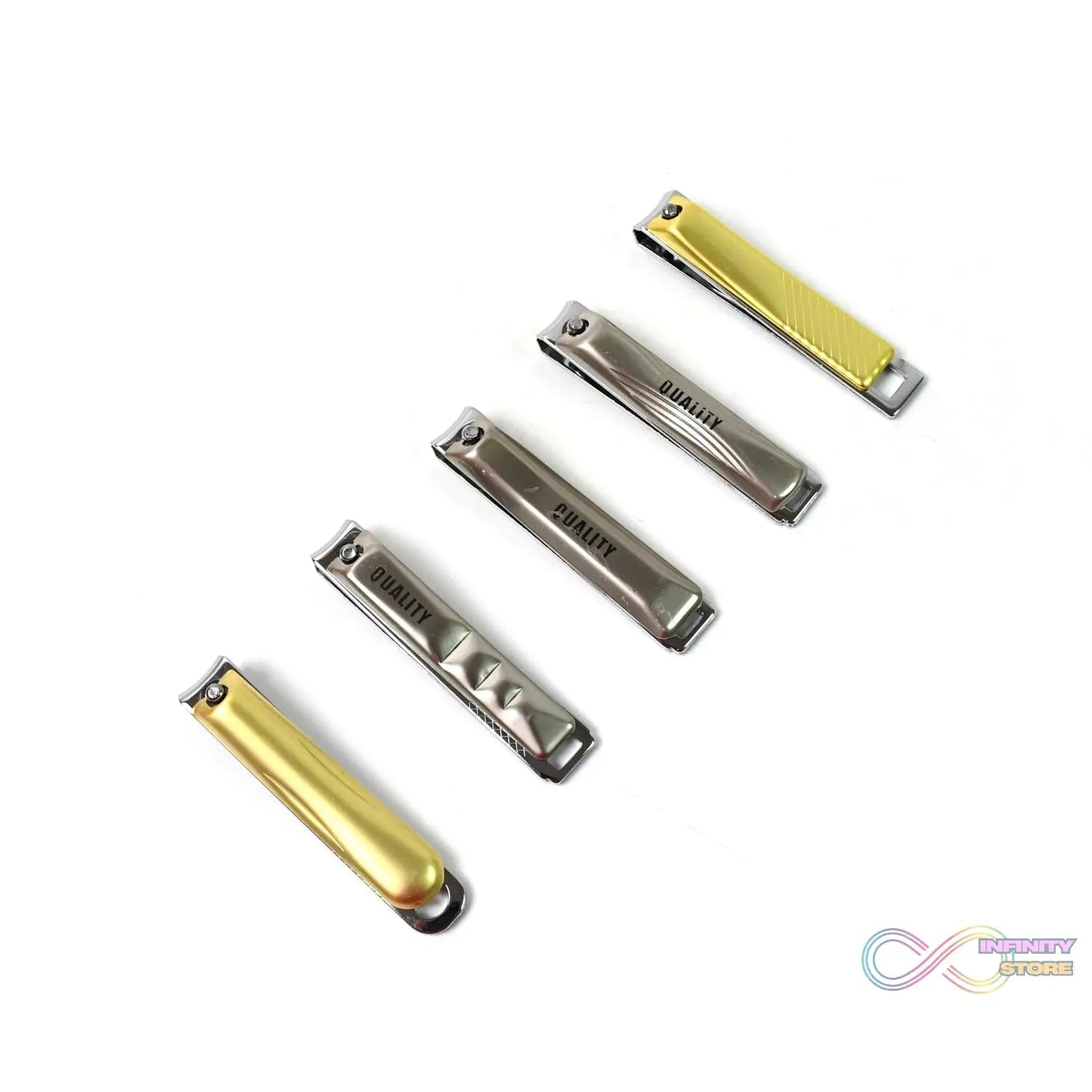 Stainless Steel Folding Portable Large Nail Clippers with Nail File (1 Pc / Mix Design) - infinityexculsivestore.com