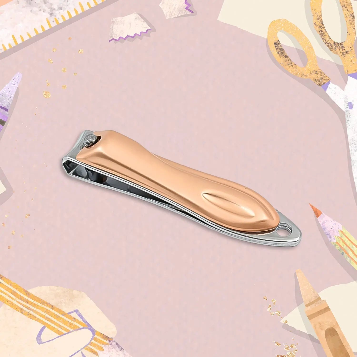 Stainless Steel Folding Portable Large Nail Clippers with Nail File (1 Pc / Mix Design) - infinityexculsivestore.com