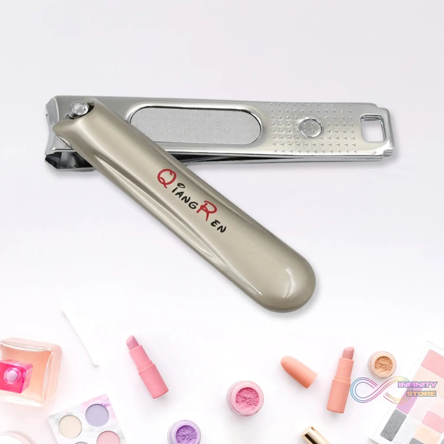 Stainless Steel Folding Portable Large Nail Clippers with Nail File (1 Pc) - infinityexculsivestore.com