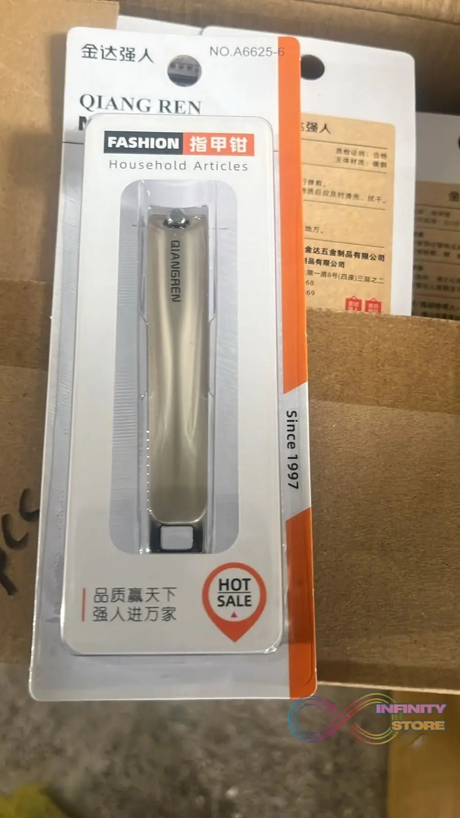 Stainless Steel Folding Portable Large Nail Clippers with Nail File (1 Pc) - infinityexculsivestore.com