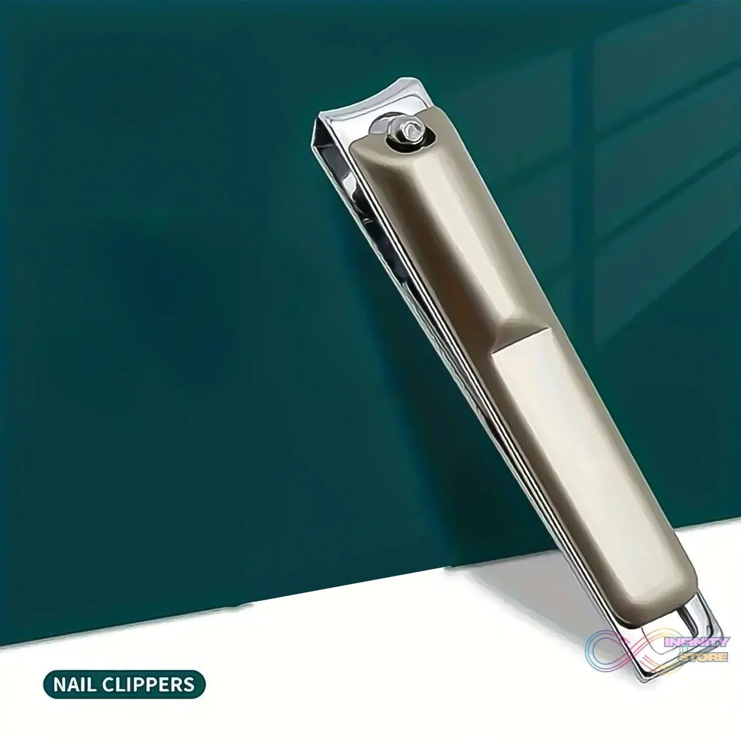 Stainless Steel Folding Portable Large Nail Clippers with Nail File (1 Pc) - infinityexculsivestore.com