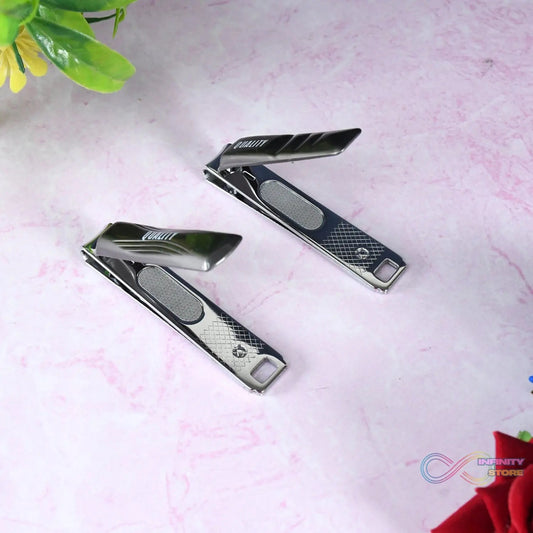 Stainless Steel Folding Portable Large Nail Clippers with Nail File (1 Pc) - infinityexculsivestore.com