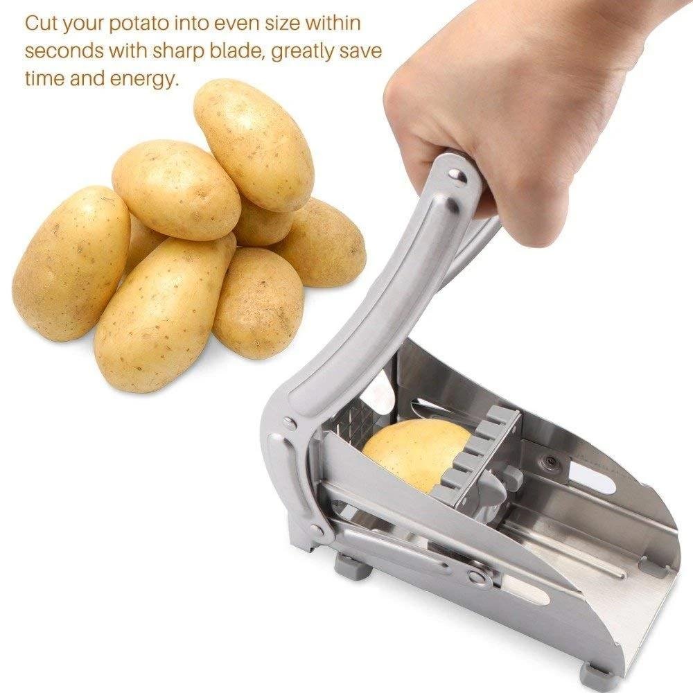 Stainless Steel French Fries Potato Chips Strip Cutter Machine - infinityexculsivestore.com