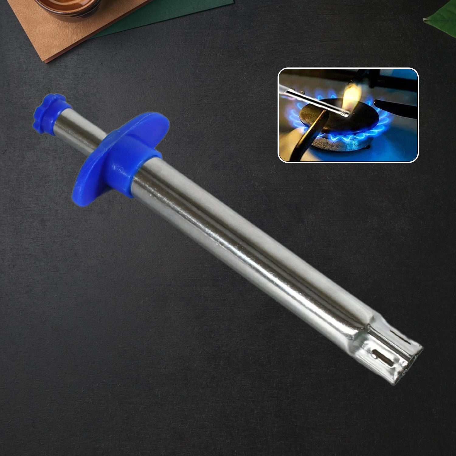 Stainless Steel Gas Lighter Long Lasting Use , Rust Proof, Unbreakable, Gas Lighter Restaurants & Kitchen Use (2 Pc Set) - infinityexculsivestore.com