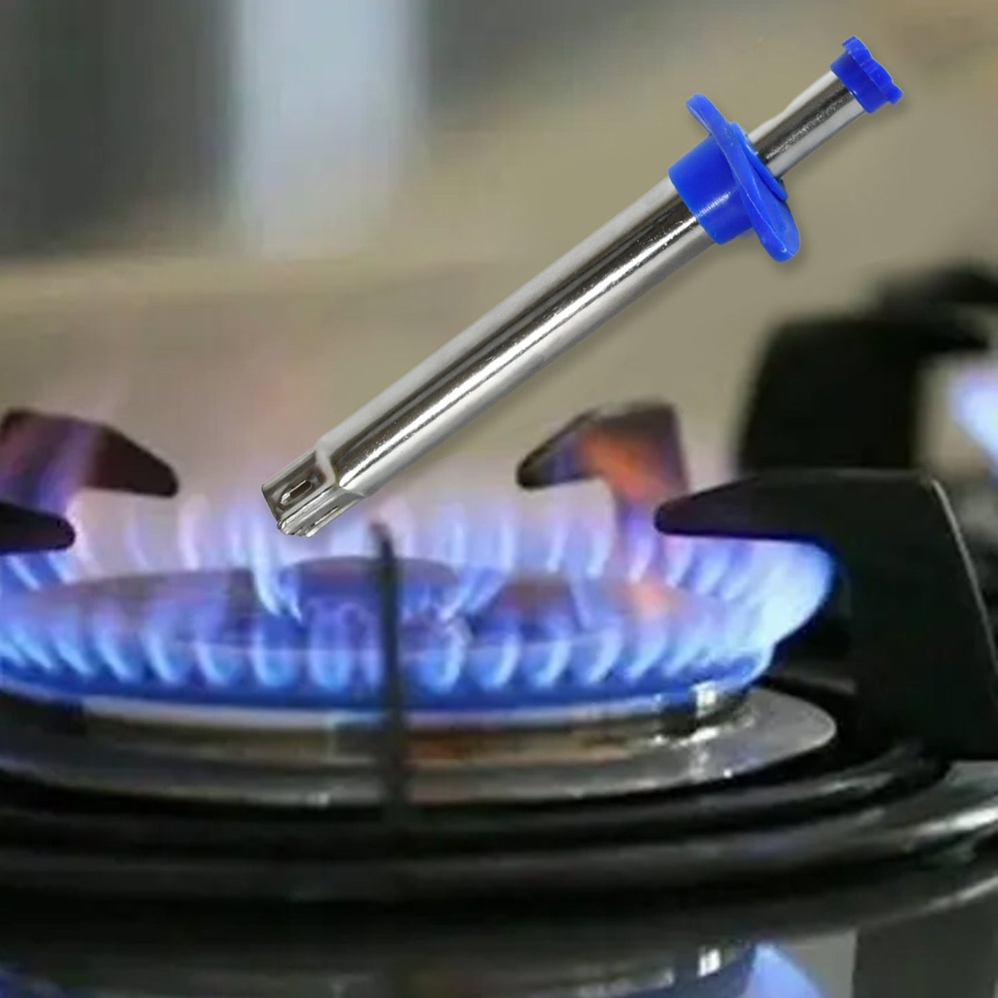 Stainless Steel Gas Lighter Long Lasting Use , Rust Proof, Unbreakable, Gas Lighter Restaurants & Kitchen Use (2 Pc Set) - infinityexculsivestore.com