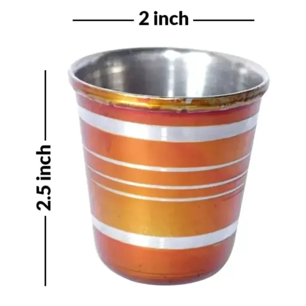 Stainless Steel Glass with Bell Sound for Kids Boys and Girls Glass Set Water/Juice Glass, Stainless Steel Baby Musical Toy Glass - infinityexculsivestore.com