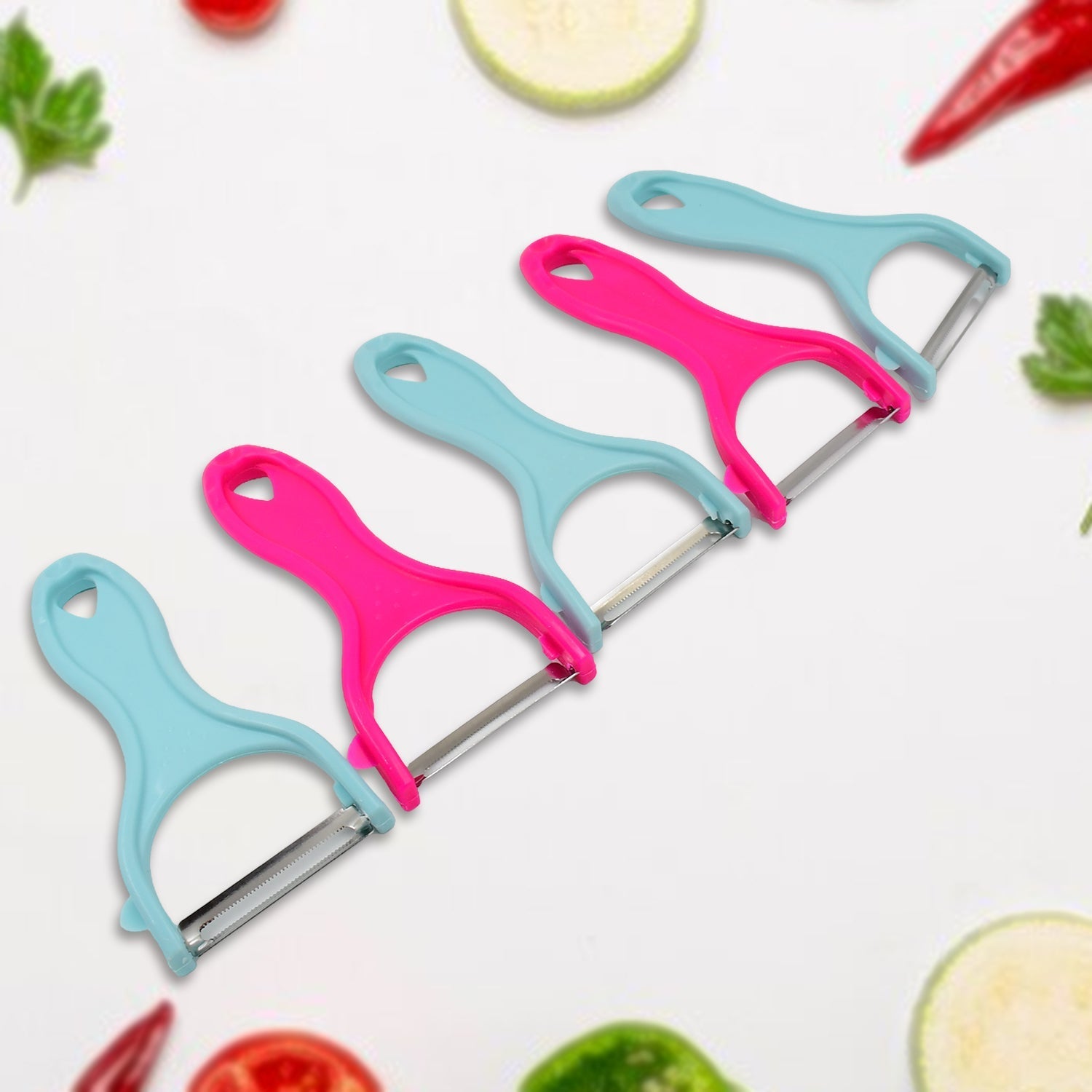 Stainless Steel Kitchen Scissors & Multipurpose Peeler (2 Pc Set / Mix Design Scissor & Peeler) - infinityexculsivestore.com