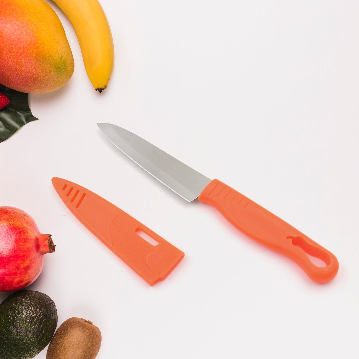 Stainless Steel Knife For Kitchen Use, Knife Set, Knife & Non - Slip Handle With Blade Cover Knife, Fruit, Vegetable,Knife Set (1 Pc) - infinityexculsivestore.com