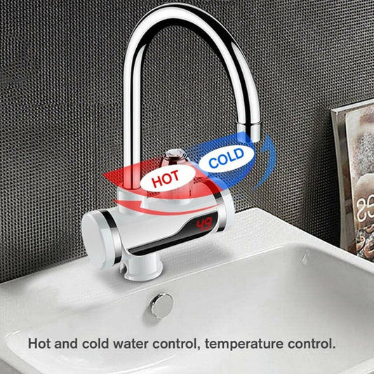 Stainless Steel LED Instant Heating Electric Water Tap - infinityexculsivestore.com