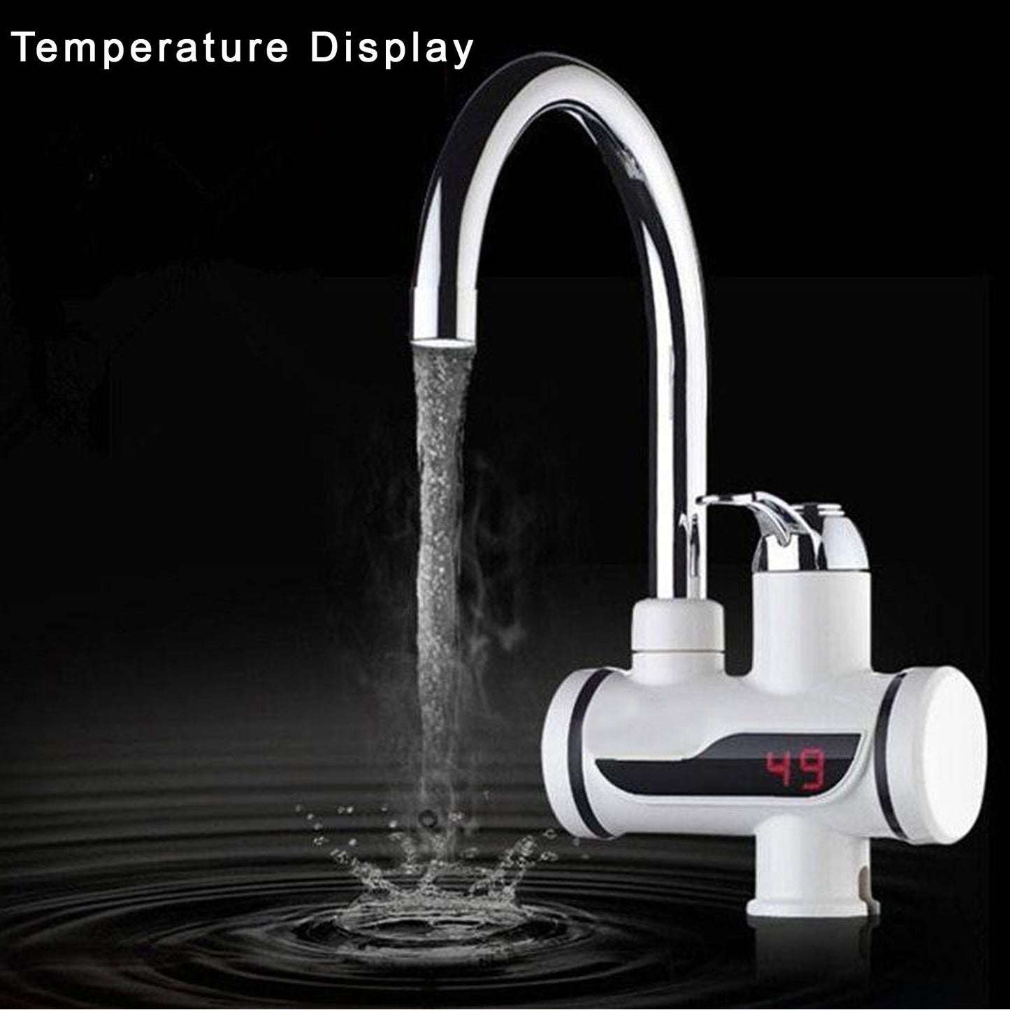 Stainless Steel LED Instant Heating Electric Water Tap - infinityexculsivestore.com