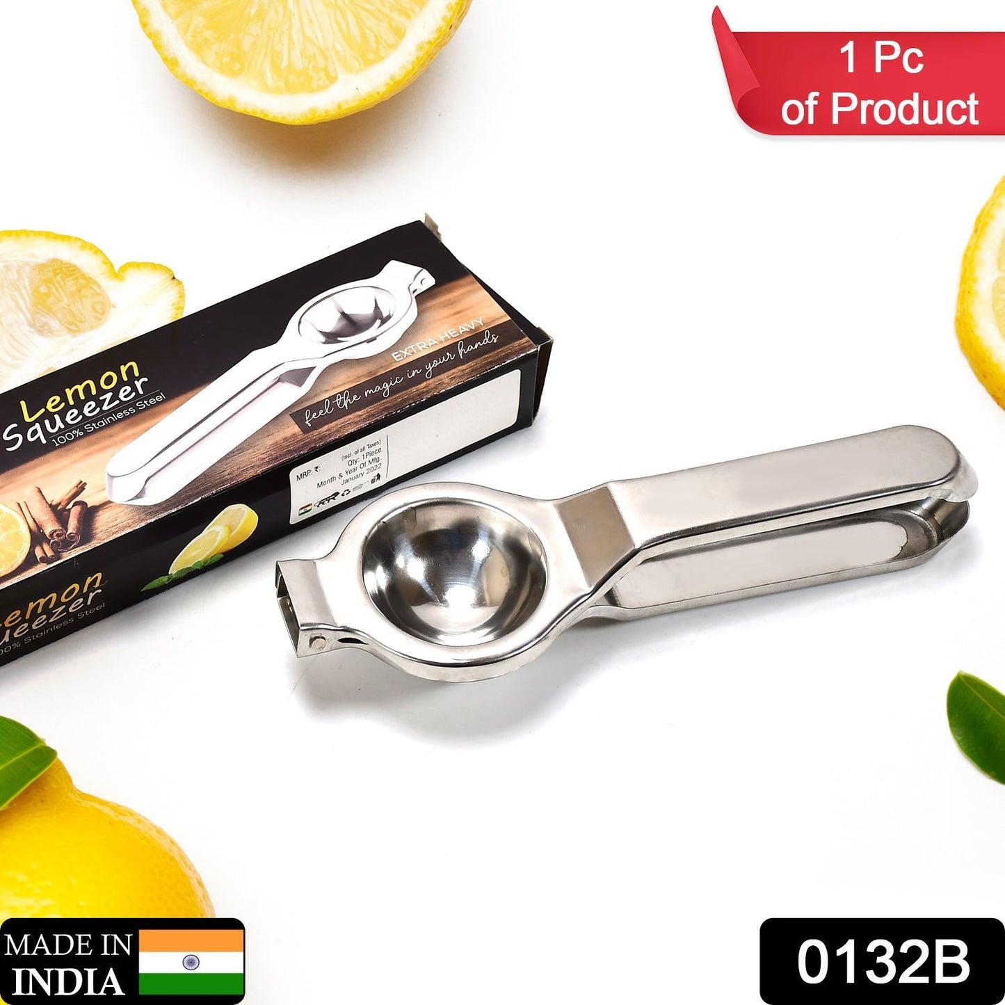 Stainless Steel Lemon Squeezer for Efficient Juice Extraction - infinityexculsivestore.com