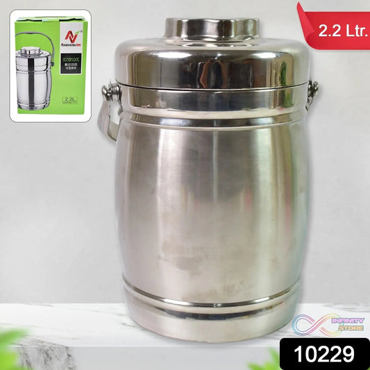 Stainless Steel Lunch Box, Insulated Lunch Box Double VacuumβLayer (2.2 Ltr.) - infinityexculsivestore.com