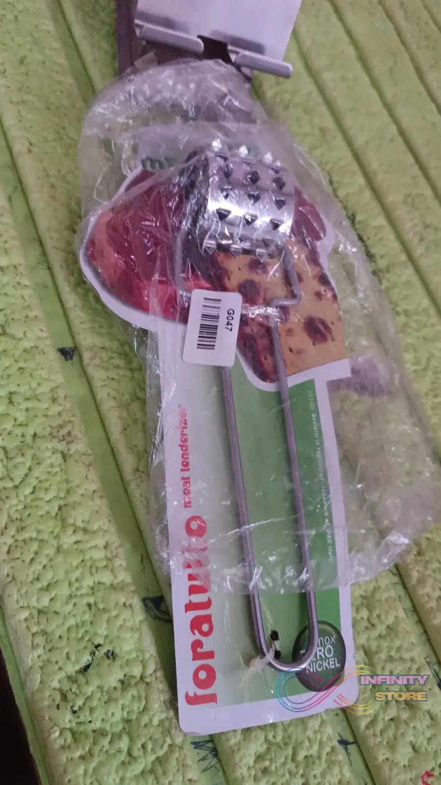 Stainless Steel Meat Tenderiser | Kitchen Multipurpose Hammer (1 Pc) - infinityexculsivestore.com