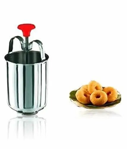 Stainless Steel Medu Vada And Donut Maker For Perfectly Shaped And Crispy Vada Maker - infinityexculsivestore.com