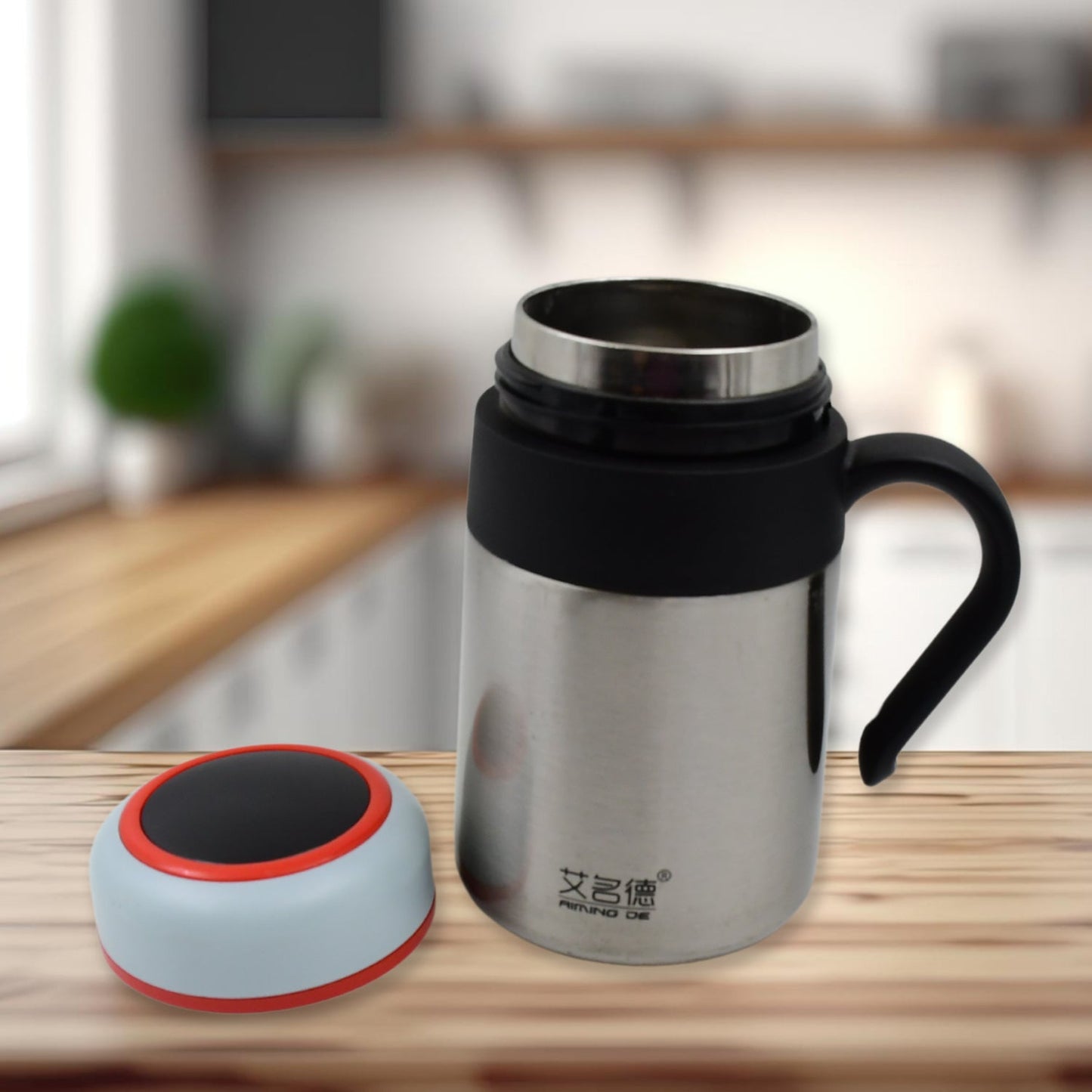Stainless Steel Mug / Bottle Vacuum Insulated Cup With Handle & Small Cup (420 ML) - infinityexculsivestore.com