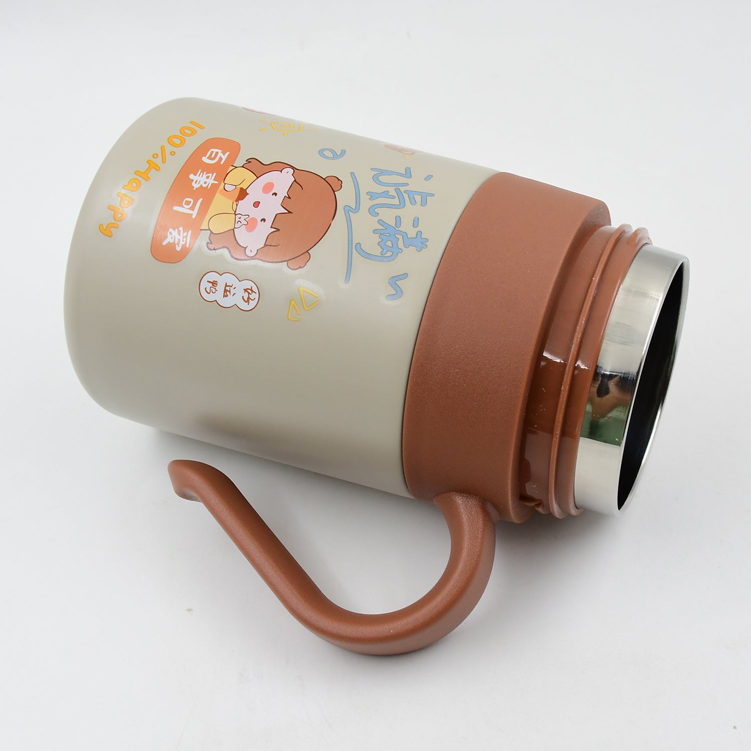 Stainless Steel Mug / Bottle Vacuum Insulated Cup with Handle & Small cup (550 ML) - infinityexculsivestore.com
