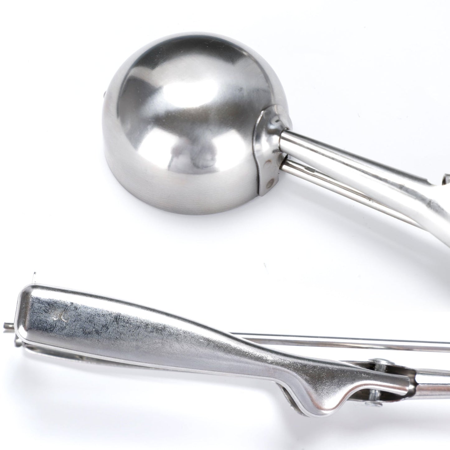 Stainless Steel Premium Quality Ice Cream Serving Spoon Scooper with Trigger Release - infinityexculsivestore.com