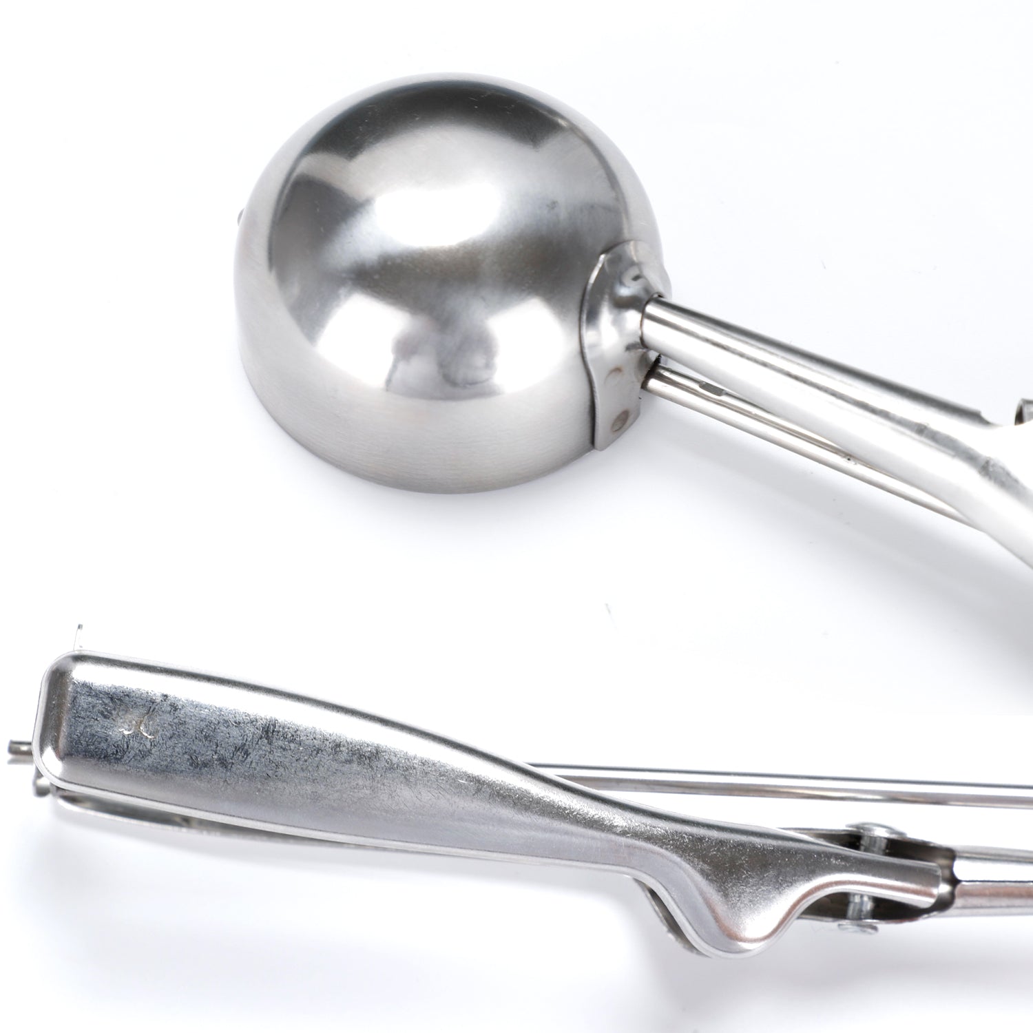 Stainless Steel Premium Quality Ice Cream Serving Spoon Scooper with Trigger Release - infinityexculsivestore.com