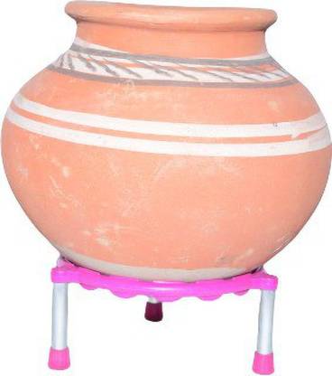 Stainless Steel Single Ring Matka Stand - infinityexculsivestore.com