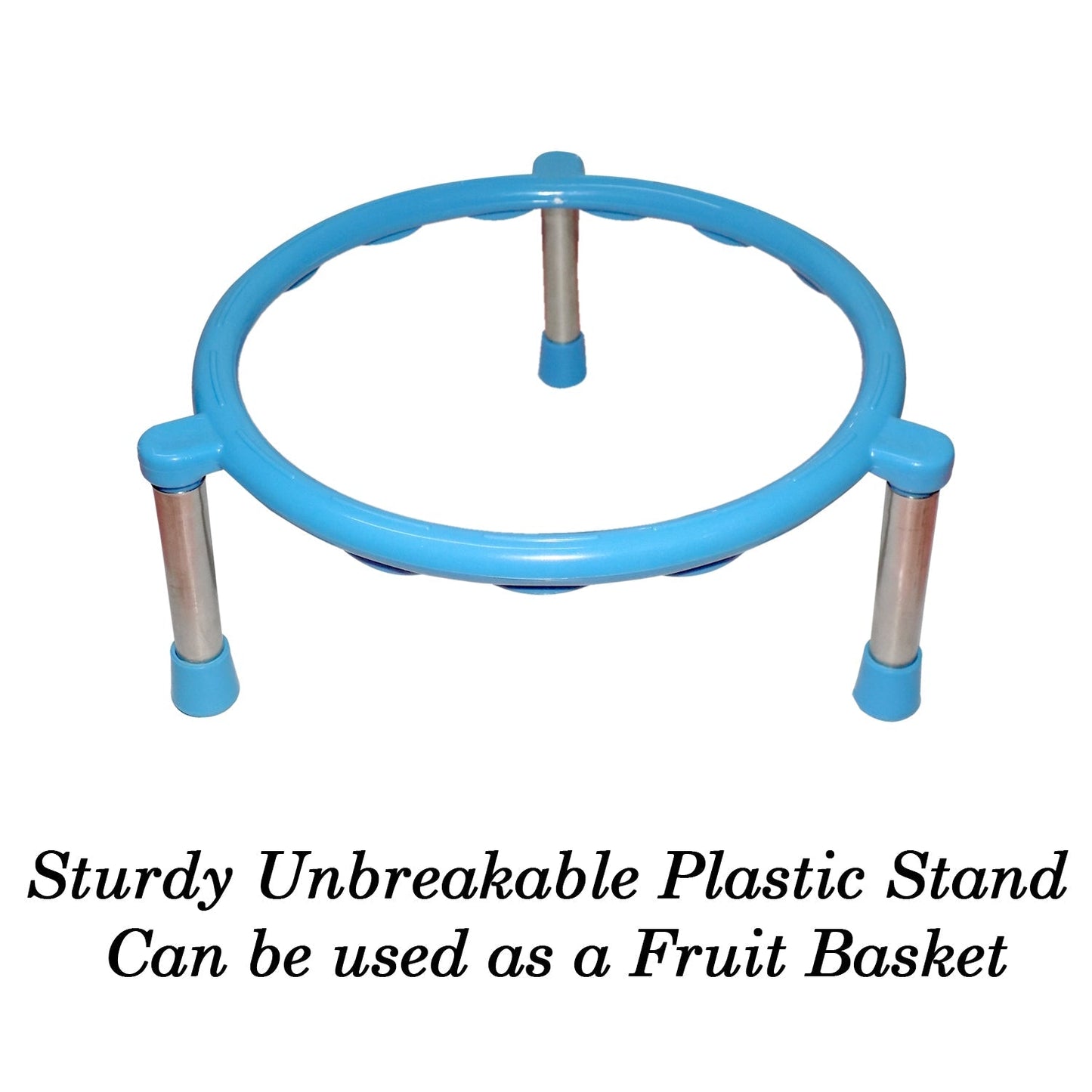 Stainless Steel Single Ring Matka Stand - infinityexculsivestore.com
