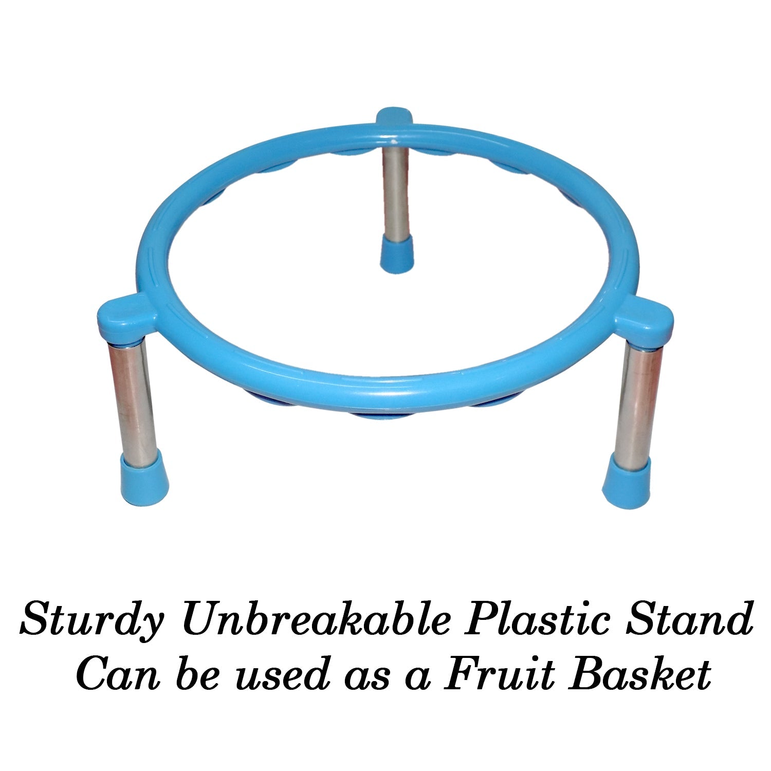 Stainless Steel Single Ring Matka Stand - infinityexculsivestore.com