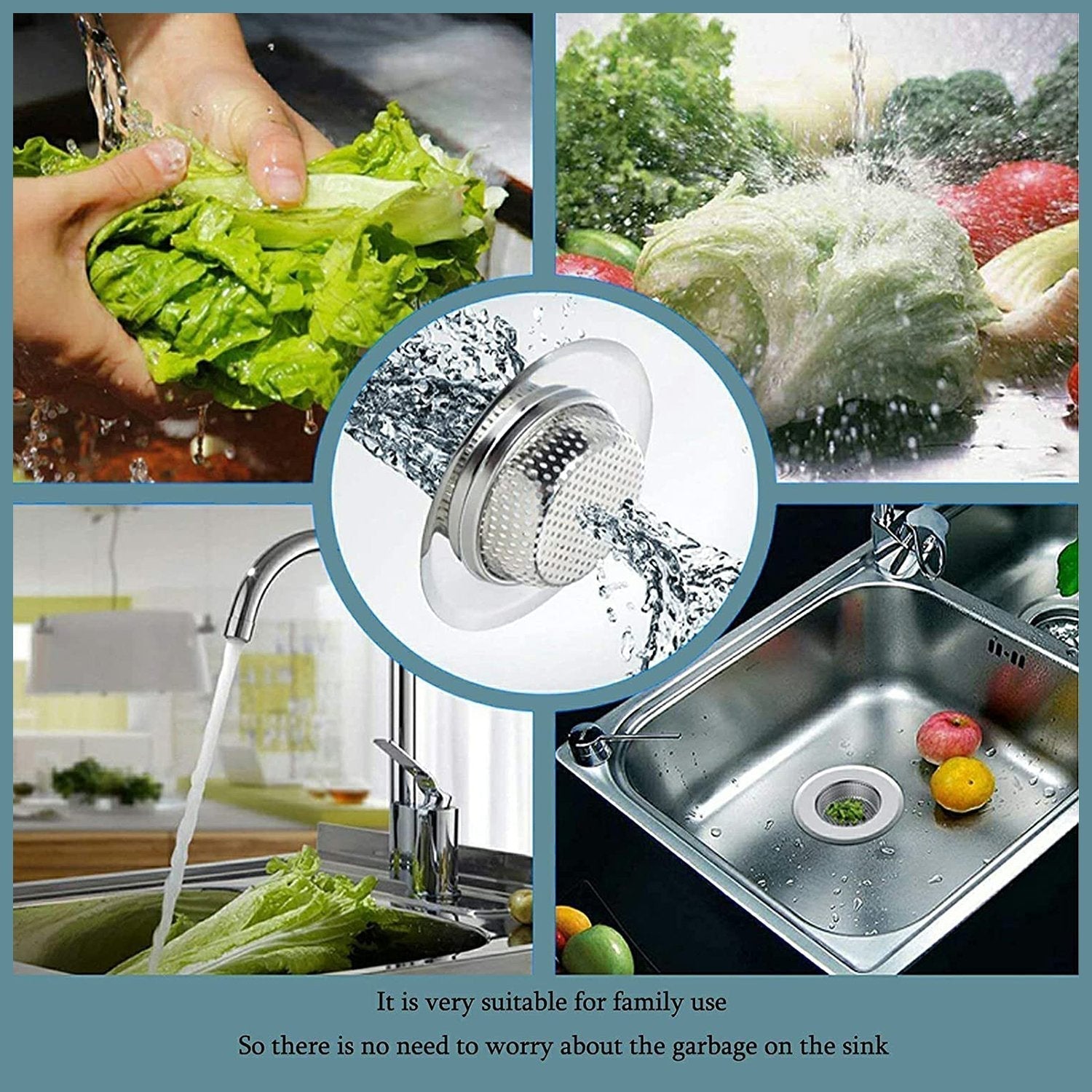 Stainless Steel Sink / Wash Basin Drain Strainer - infinityexculsivestore.com