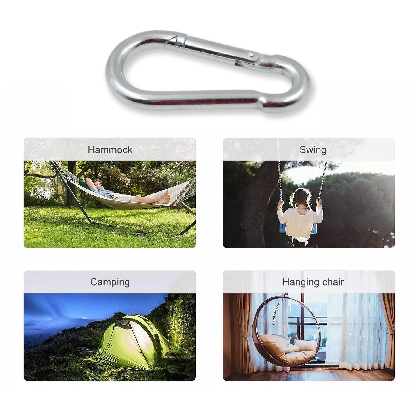 Stainless Steel Snap Hook (9×90 MM / 1 Pc) - infinityexculsivestore.com