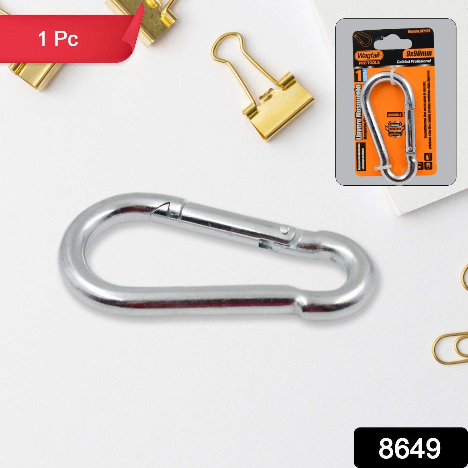 Stainless Steel Snap Hook (9×90 MM / 1 Pc) - infinityexculsivestore.com