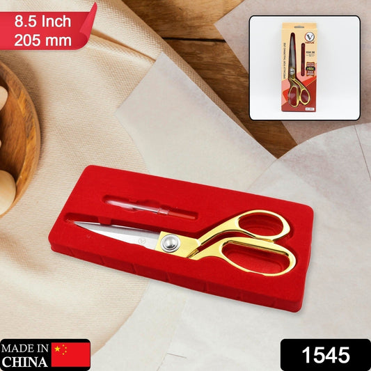 Stainless Steel Tailoring Scissor Sharp Cloth Cutting for Professionals (Golden) - infinityexculsivestore.com