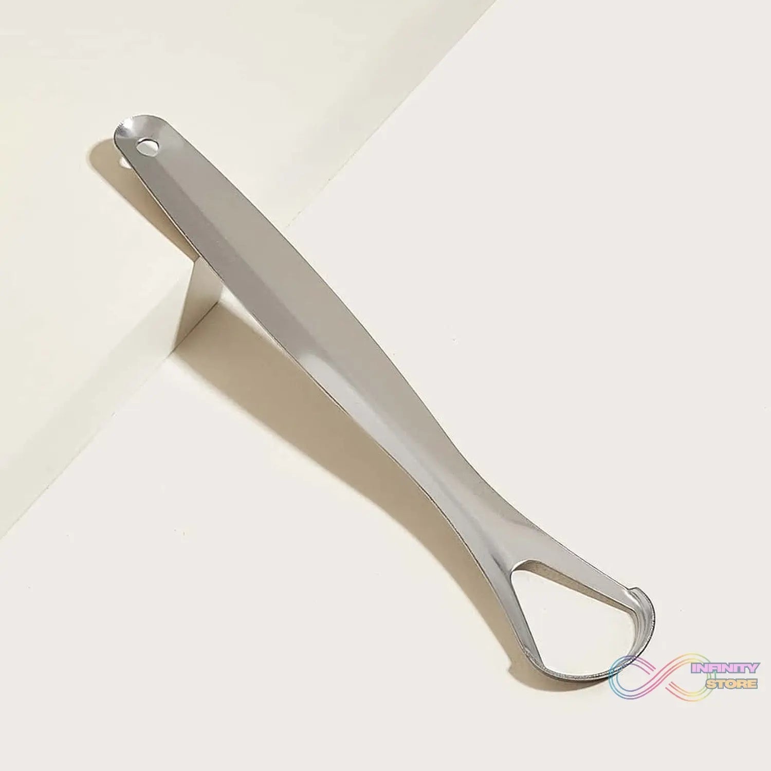 Stainless Steel Tongue Scraper Tongue Cleaners (1Pc With Metal Case) - infinityexculsivestore.com