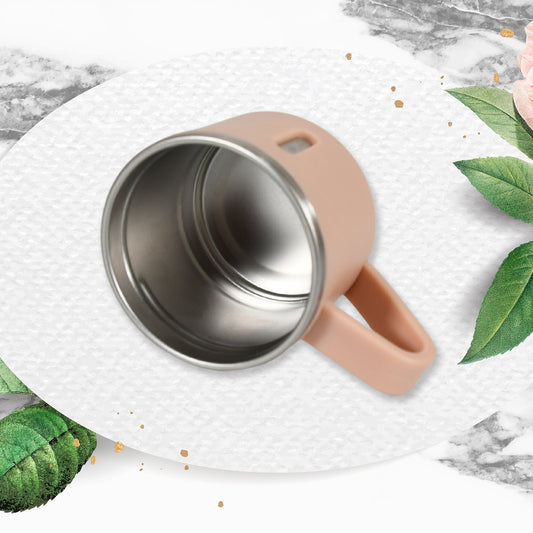 Stainless Steel Vacuum Coffee / Tea Cup, Tea Mug Hot Insulated Double Wall Stainless Steel, Coffee, and Milk Cup with Handle Easy To Carry: Coffee Cup (1 Pc) - infinityexculsivestore.com