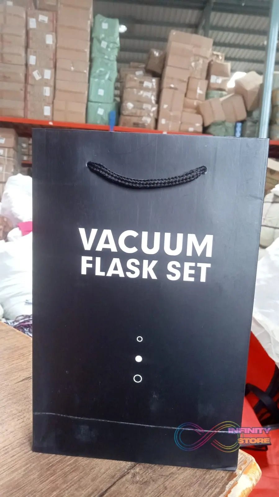 Stainless Steel Vacuum Flask Set with 3 Steel Cups Combo for Coffee Hot Drink and Cold Water Flask Ideal Gifting Travel Friendly Latest Flask Bottle. (500ml) - infinityexculsivestore.com