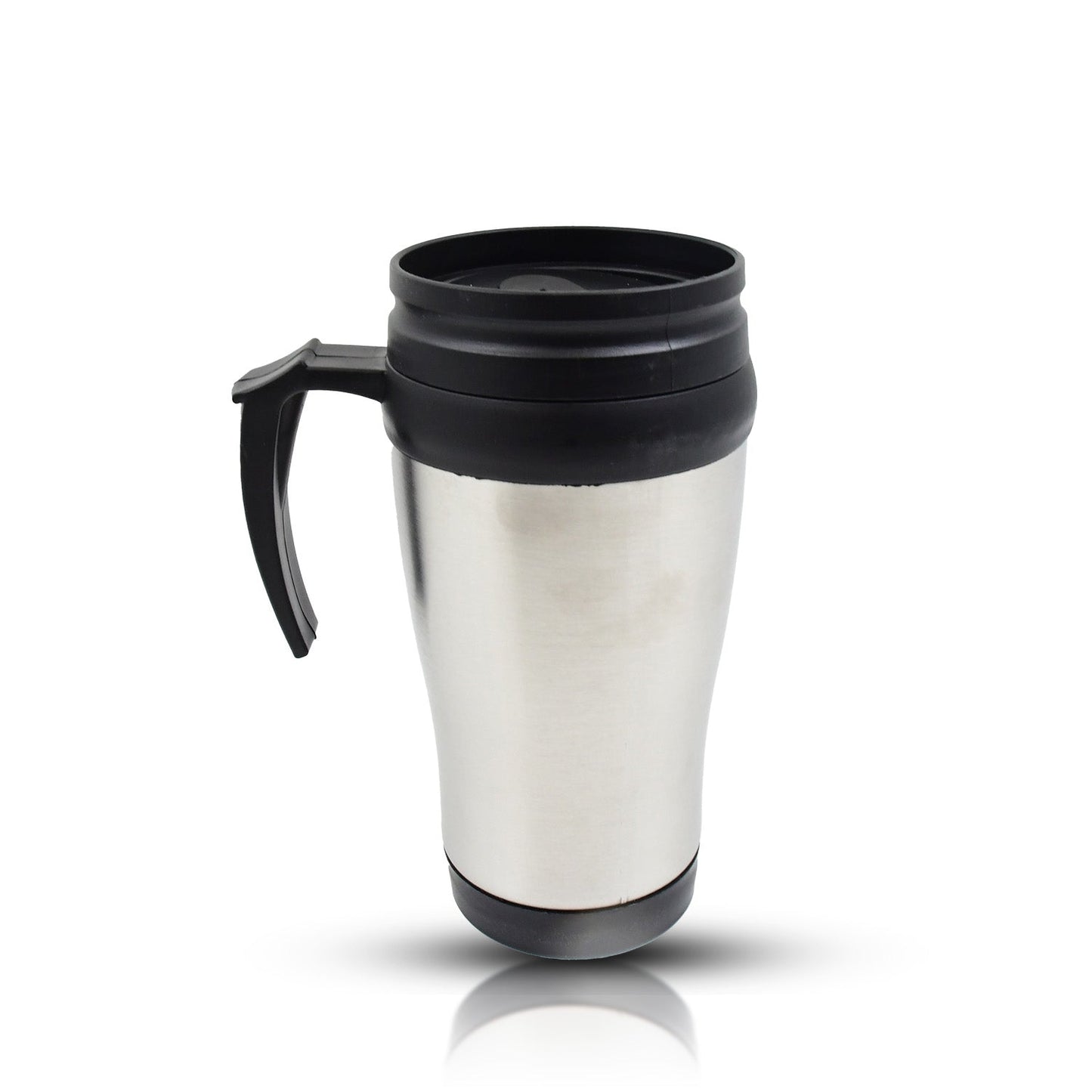 Stainless Steel Vacuum Glass Insulated Glass Coffee Cups (With Lid & Handle / 1 pc) - infinityexculsivestore.com
