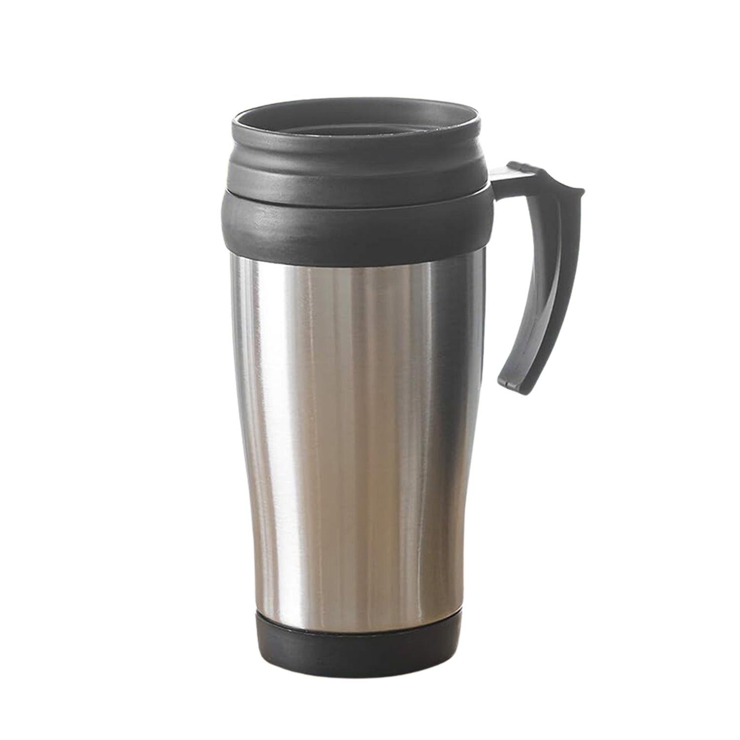 Stainless Steel Vacuum Glass Insulated Glass Coffee Cups (With Lid & Handle / 1 pc) - infinityexculsivestore.com