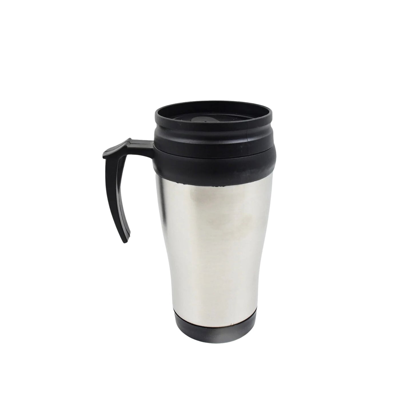 Stainless Steel Vacuum Glass Insulated Glass Coffee Cups (With Lid & Handle / 1 pc) - infinityexculsivestore.com