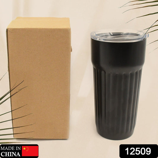 Stainless Steel Vacuum Insulated Travel Mug with Lid (1 Pc) - Coffee, Tea - infinityexculsivestore.com