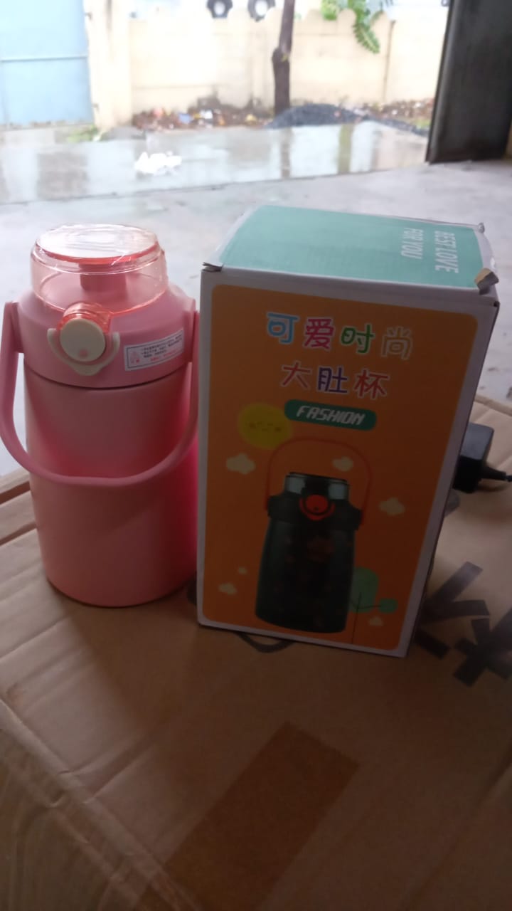 Stainless Steel Vacuum Insulated Water Bottle with Handle & Sticker (700 ML) - infinityexculsivestore.com