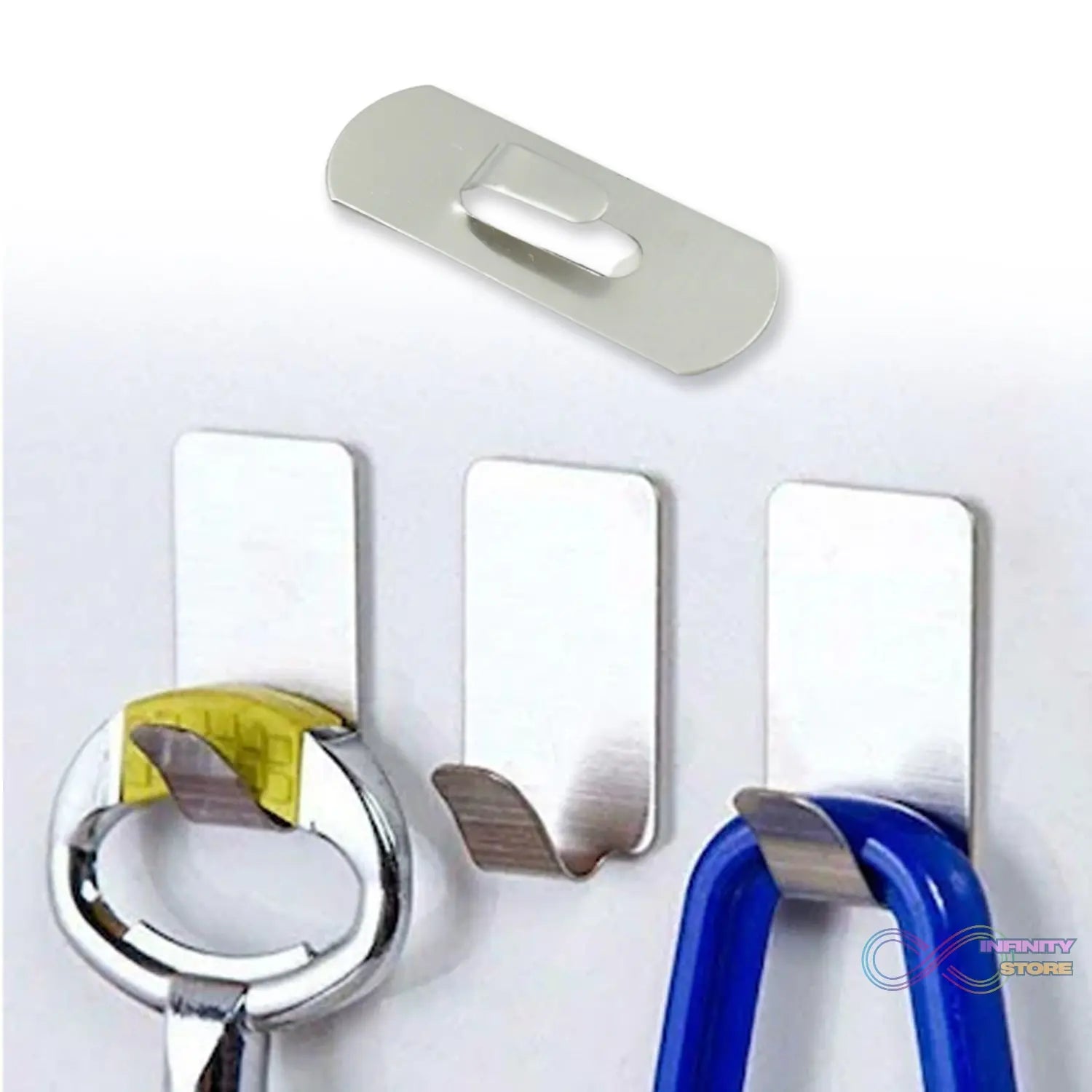 Stainless Steel Wall Hanging Hook 18pc - infinityexculsivestore.com
